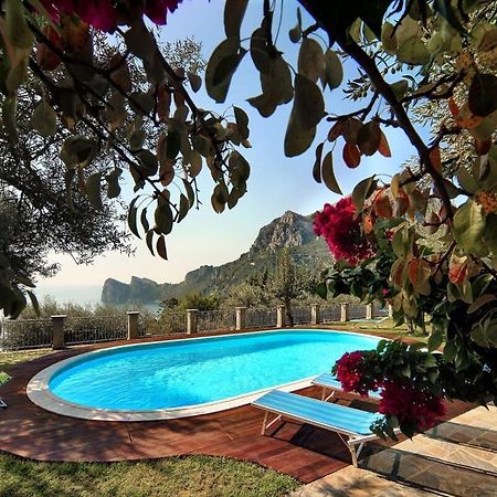 マッサ・ルブレンセ Relais Mamma Mia Sea Views Pool & Terracesヴィラ エクステリア 写真